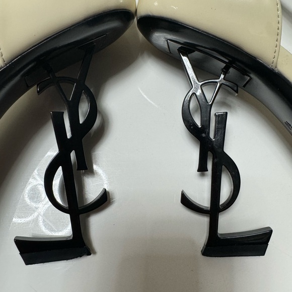 Opyum YSL Logo-Heel Sandals with Black
Hardware - Picture 10 of 12